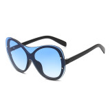 10327 One Piece Lens Shades Fashion Ladies Brand Designer Sun glasses Big Frame Oversized Women Sunglasses