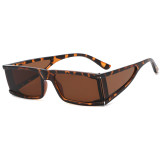 Superhot Eyewear 14745 Futuristic Rectangle Silver Mirrored Sunglasses