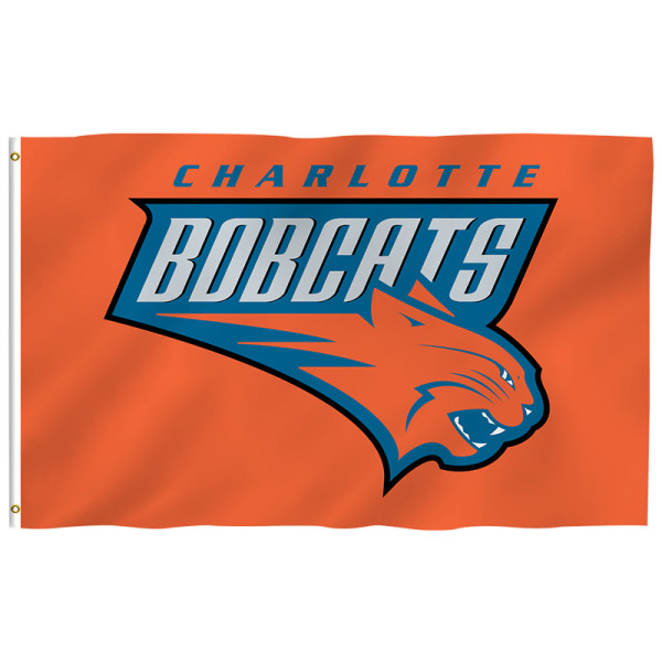3*5ft wholesale NBA Charlotte Bobcats customizable flag and banner
