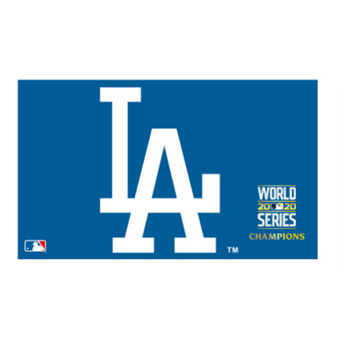 Low MOQ cheap custom soccer alpha  MLB flag 3*5ft Los Angeles dodgers flags banner