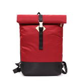 2021 factory durable business men expandable roll top backpack custom travel laptop backpack bag for men