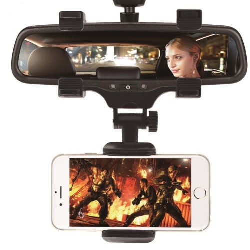Universal Hot Selling Phone Accessories 360 Degree Rotation Phone Car Rearview Mirror Cradle Holder