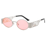 Superhot Eyewear 32932 Metal Frame Steam punk Small Round Sunglasses