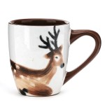 High quality animal printing ceramic customized deer mug