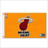 3*5ft wholesale NBA Miami heat customizable flag and banner