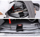 Large Capacity Multifunctional Laptop Bag Canvas Travel Rucksack Roll Top Backpack