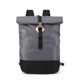 2021 factory durable business men expandable roll top backpack custom travel laptop backpack bag for men
