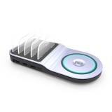 qi wireless charger with type c usb charger 4 USB charging dock stationfor mobile phone