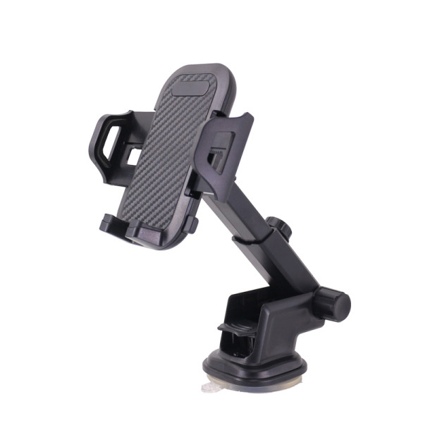 Dashboard Windshield Extendable Mobile Phone Car Mount Phone Holder, 360 Degree Swivel Head Car Cradle Clamp Cell Phone Stand