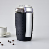 Bubble surface rubberized body comfortable grip Coffee beans Nuts and Spices Coffee Grinder with transparent window