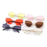 21640 Superhot Eyewear 2018 Fashion Brand Designer Cateye Sun glasses Metal Cat Eye Sunglasses