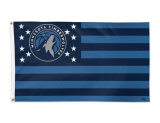 3x5ft wholesale NBA Minnesota timberwolves customizable flag and banner