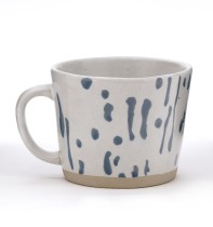 European style ceramic mug cup coffee cereal mug with handpaint pattern