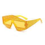 13532 Superhot Eyewear 2018 Fashion Oversized Brand Designer Sun glasses Shades Rhinestone Sunglasses