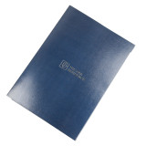 Office Suppliers Personalized Logo Files Holder A4 Size Customised Folder with Two Pockets
