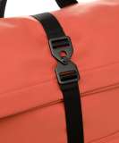 Canvas Water-repellant Backpack Black Cotton Durable Casual Daypack Roll Top Backpack