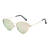 30625 Superhot Popular Ladies Cat Eye Sun glasses Metal Sunglasses