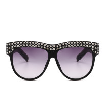 Superhot Eyewear 12132 Fashion Women Brand Designer Sun glasses Oversized Bling Crystal Rhinestone Sunglasses