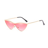 JR66293 Superhot Eyewear Women Metal Frame one-piece lens Cateye Sun glasses Sexy Ladies gradient Shades Cat Eye Sunglasses