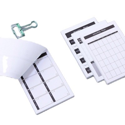 Hot Sale Daily Arrangement Ppersonalised Notepad A5 Custom Logo Printing Notepad Tear off