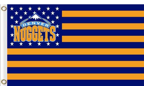 3x5ft wholesale NBA Denver nuggets customizable flag and banner