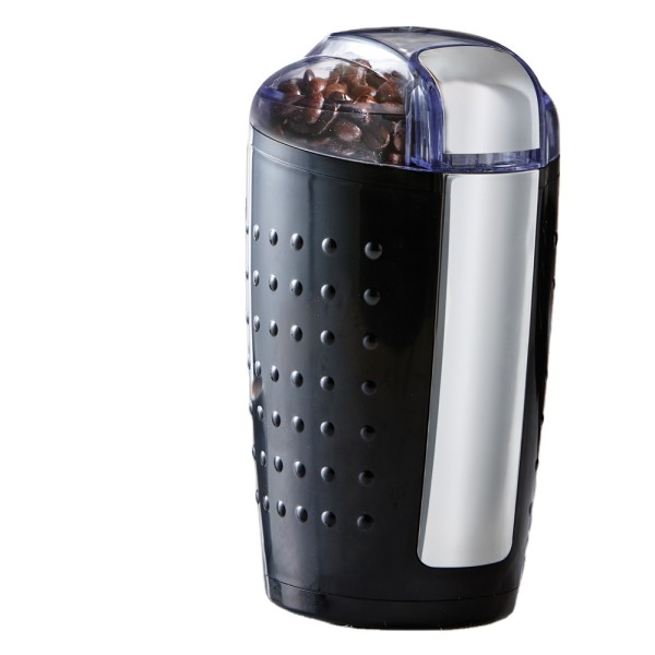 Bubble surface rubberized body comfortable grip Coffee beans Nuts and Spices Coffee Grinder with transparent window