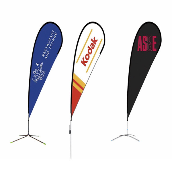 Multi kind customized Tear Drop Flag advertising beach flag wholesale