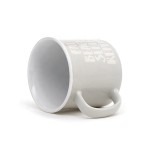 2020 Design customized coffee mug 10oz enamel-like white coffee mug for gift