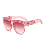 Superhot Eyewear 12132 Fashion Women Brand Designer Sun glasses Oversized Bling Crystal Rhinestone Sunglasses