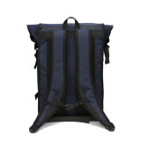 2020 new design School rucksack outdoor travel roll top waterproof backpack  with basketball mesh holder  shoes holder