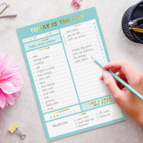 Daily Planner Notepad Undated Planner Daily Agenda To Do List Pad with Daily Checklist Organizer Planner