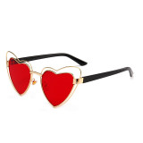 21433 Superhot Eyewear Fashion Metal Women Sun glasses 2019 New Trending Heart Sunglasses