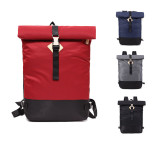 2021 factory durable business men expandable roll top backpack custom travel laptop backpack bag for men