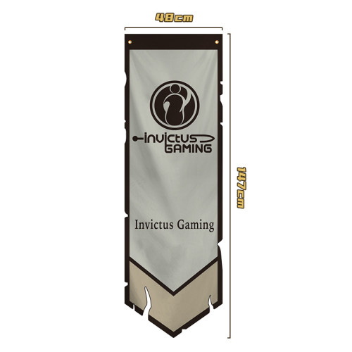 New hot style custom logo LOL team flag gaming theme decoration polyester flag banner