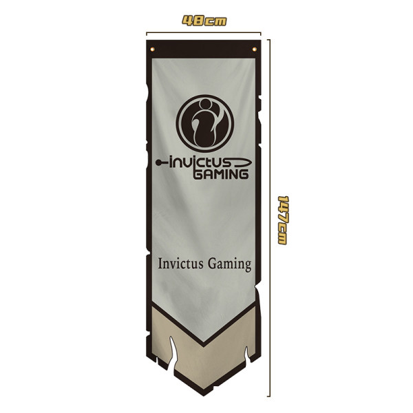 New hot style custom logo LOL team flag gaming theme decoration polyester flag banner