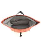 Canvas Water-repellant Backpack Black Cotton Durable Casual Daypack Roll Top Backpack