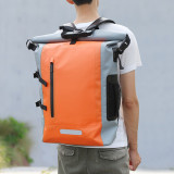 25L 500D PVC Tarpaulin Hiking Camping Waterproof Backpack Bag  custom floating drifting backpack