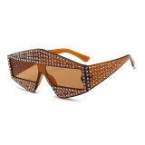 13532 Superhot Eyewear 2018 Fashion Oversized Brand Designer Sun glasses Shades Rhinestone Sunglasses