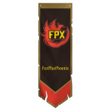 New hot style custom logo LOL team flag gaming theme decoration polyester flag banner