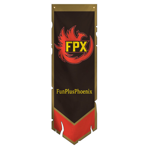 New hot style custom logo LOL team flag gaming theme decoration polyester flag banner