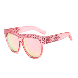 Superhot Eyewear 12132 Fashion Women Brand Designer Sun glasses Oversized Bling Crystal Rhinestone Sunglasses