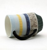 11oz Custom Coffee Mugs Geometry ceramic Tea water Mug cup