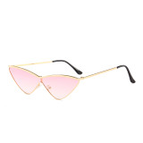 10529 Superhot Eyewear Fashion Women Sun glasses Pointed Tinted Metal Cat Eye Sunglasses