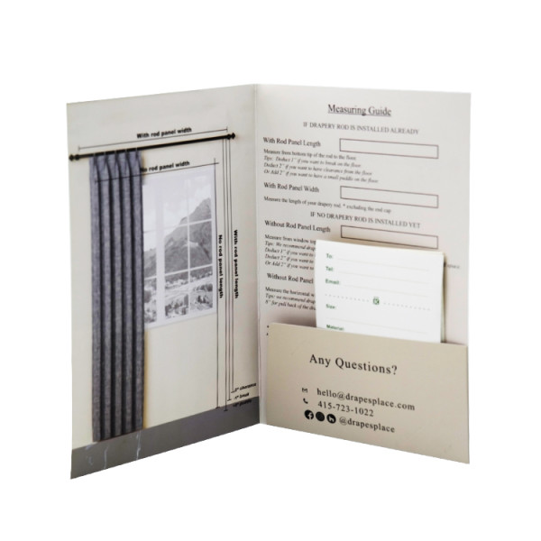 Luxury Custom Logo Printing a5 Size Conference Office  Paper Folder
