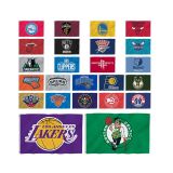 Top flag manufacturer 3*5 ft Polyester Los Angeles lakers flag sports  NBA flag custom  Banner