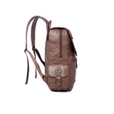 pu leather retro great capability backpack