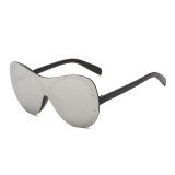 10327 One Piece Lens Shades Fashion Ladies Brand Designer Sun glasses Big Frame Oversized Women Sunglasses