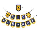 Eid Mubarak party decoration Pull flag ramadan  background banner