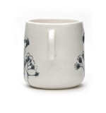 2020 Handmade Coffee Mug with 3D matte clear glaze Ceramic Stoneware Mugs for Gift