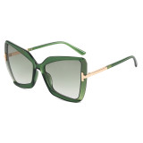 Superhot Eyewear 46800 Fashion Sun glasses 2021 Women Oversized Shades Cat Eye Sunglasses